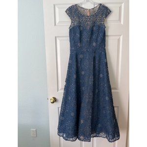 BHLDN (Anthropologie) Wedding Guest Dress, Size 10, Blue, NWT